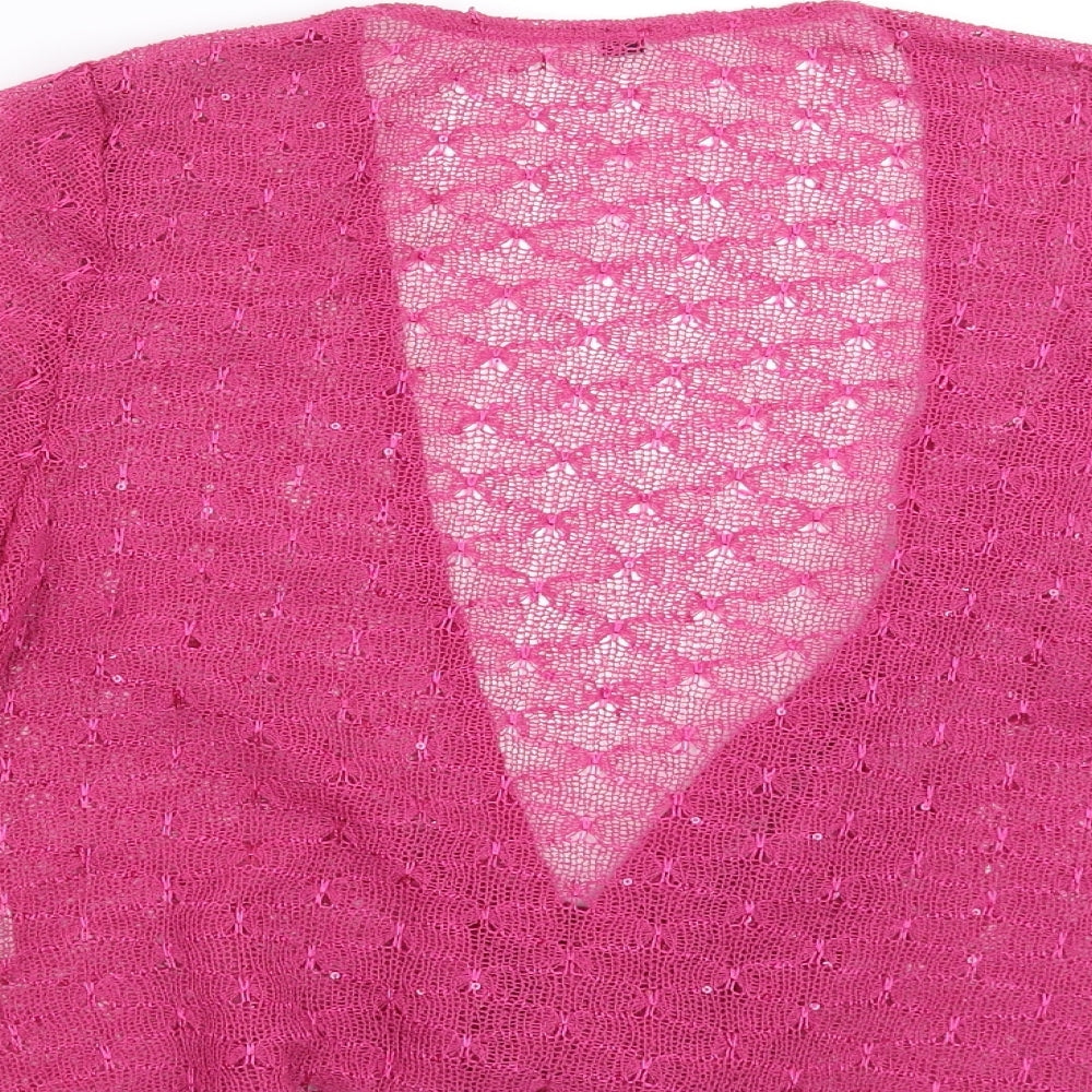 Intuition Womens Pink   Shrug Jumper Size M