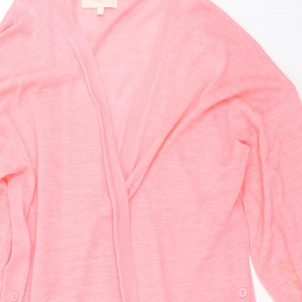 NEXT Womens Pink  Knit Cardigan Jumper Size 20