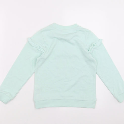 Seven lemon Girls Green   Pullover Sweatshirt Size 8 Years  - popcorn