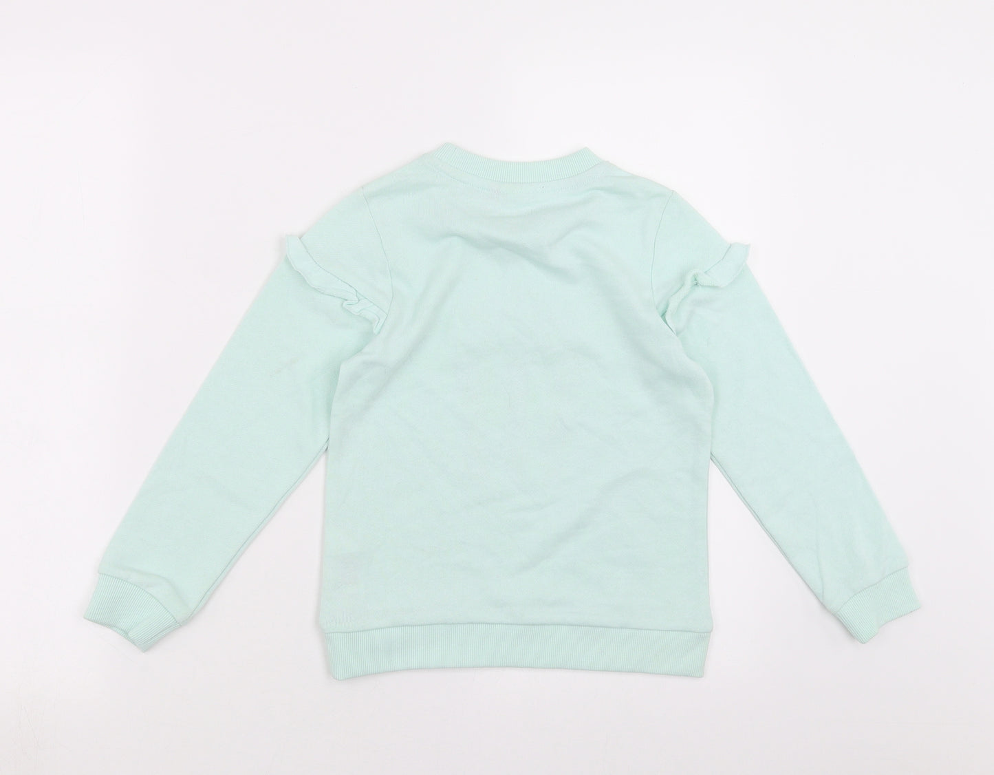 Seven lemon Girls Green   Pullover Sweatshirt Size 8 Years  - popcorn