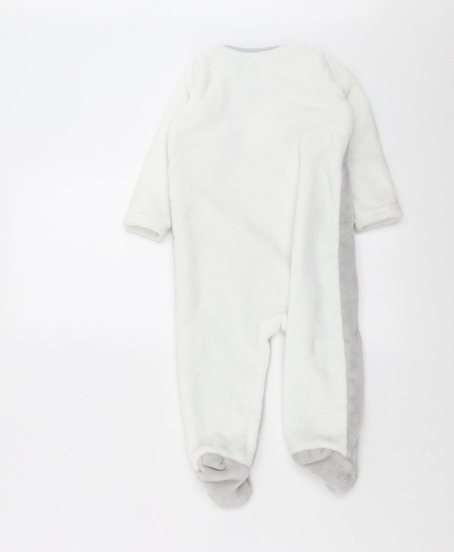 Nutmeg Baby Grey   Babygrow One-Piece Size 9-12 Months  - reindeer
