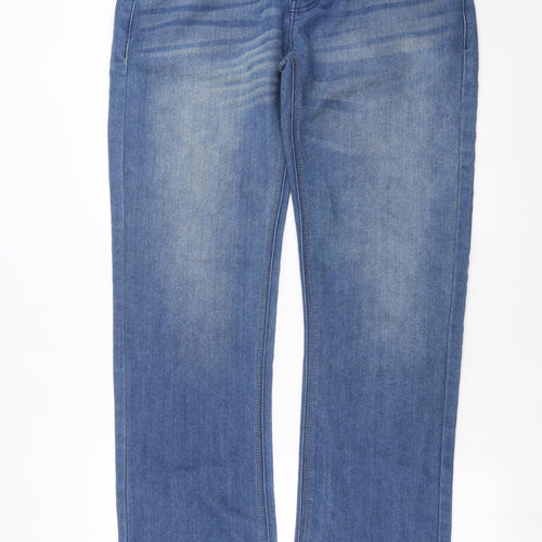 Lee Cooper Mens Blue  Denim Straight Jeans Size 34 in L32 in