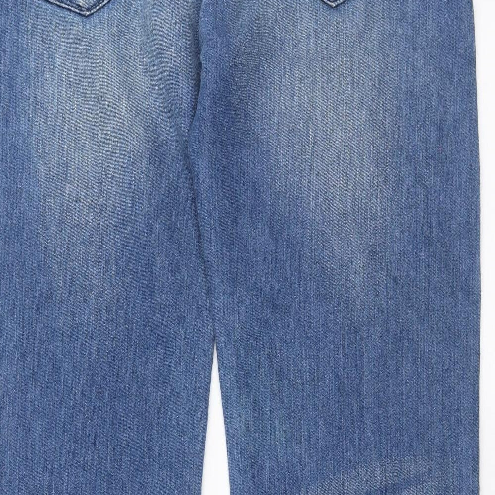 Lee Cooper Mens Blue  Denim Straight Jeans Size 34 in L32 in