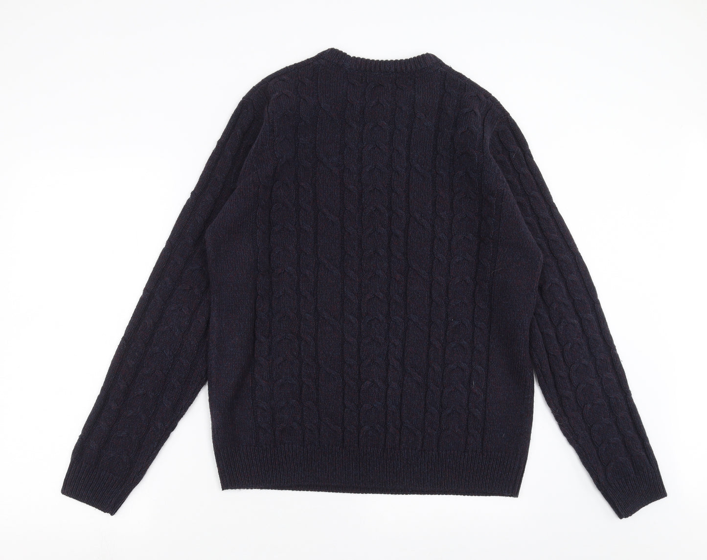Cedar Wood State Mens Blue  Knit Pullover Jumper Size L