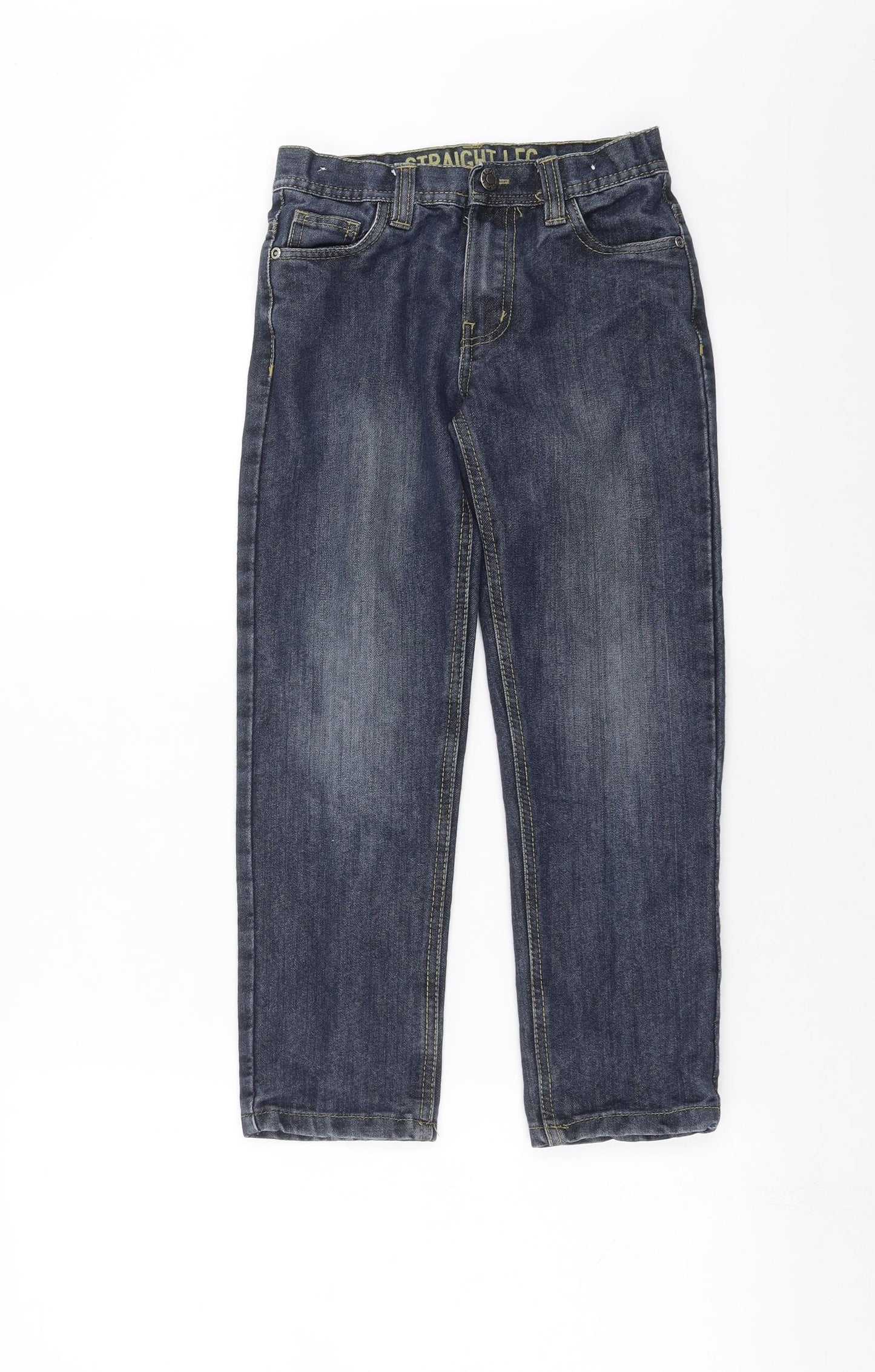 Primark Boys Blue  Denim Straight Jeans Size 8-9 Years