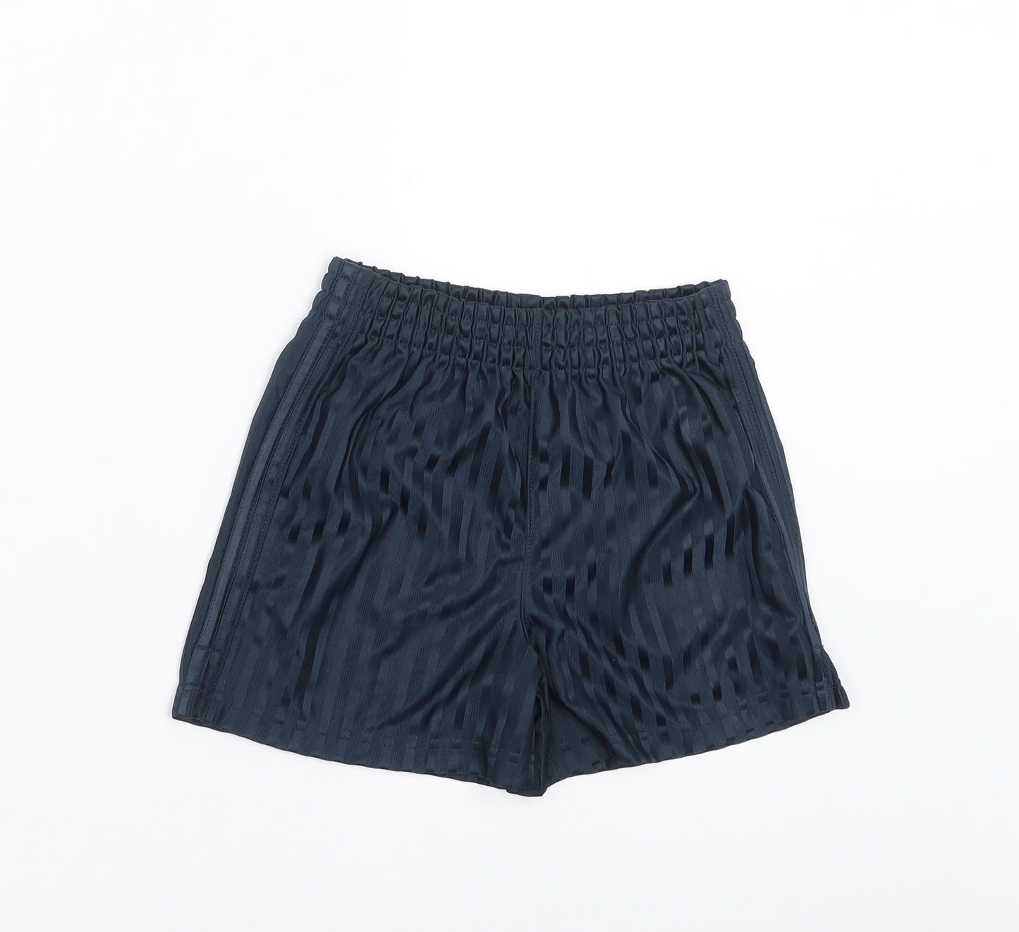 Aldi Boys Blue Striped  Sweat Shorts Size 6-7 Years - football shorts