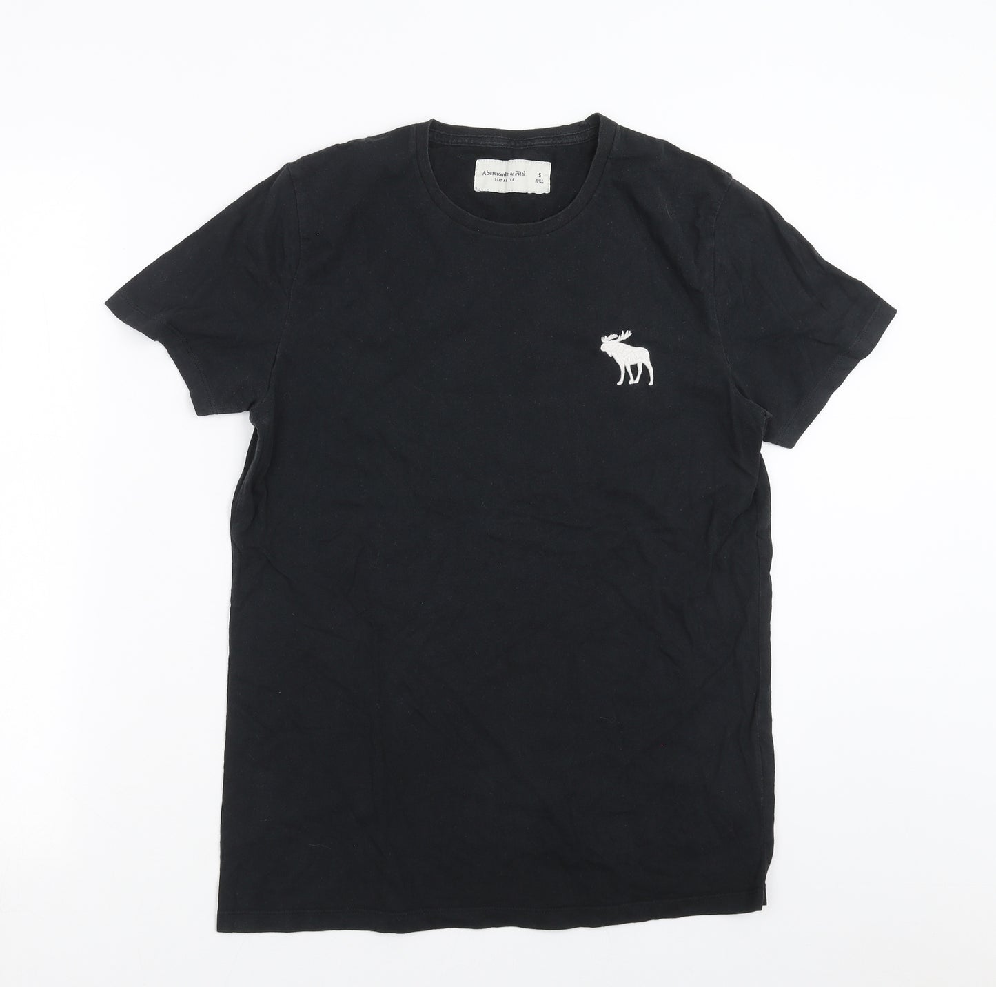 Abercrombie & Fitch Mens Black    T-Shirt Size S