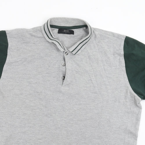 ACW85 Mens Grey    Polo Size L