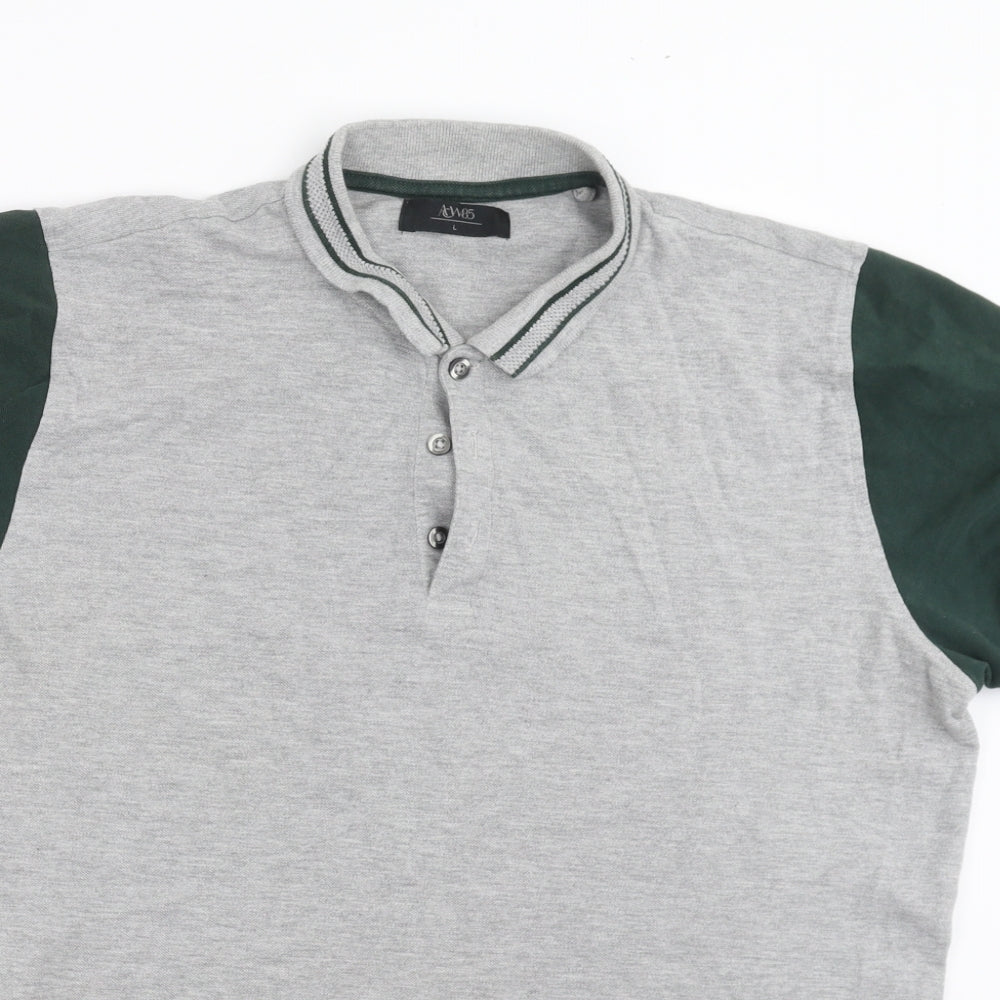 ACW85 Mens Grey    Polo Size L