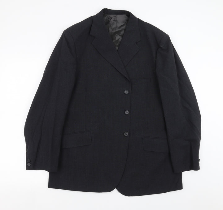 Burleigh Mens Grey Jacket Suit Jacket Size 44