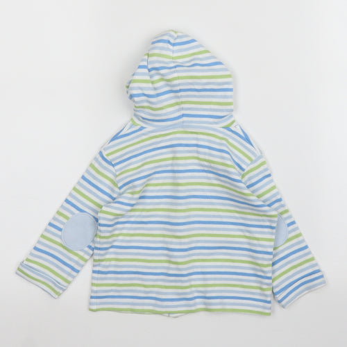Pep&Co Baby Green Striped  Cardigan Jumper Size 3-6 Months