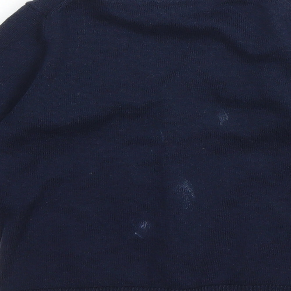 H&M Girls Blue   Cardigan Jumper Size 3-6 Months