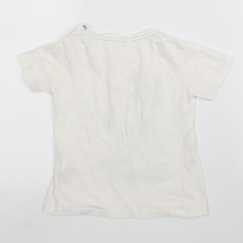 Zara Baby White   Basic T-Shirt Size 18-24 Months