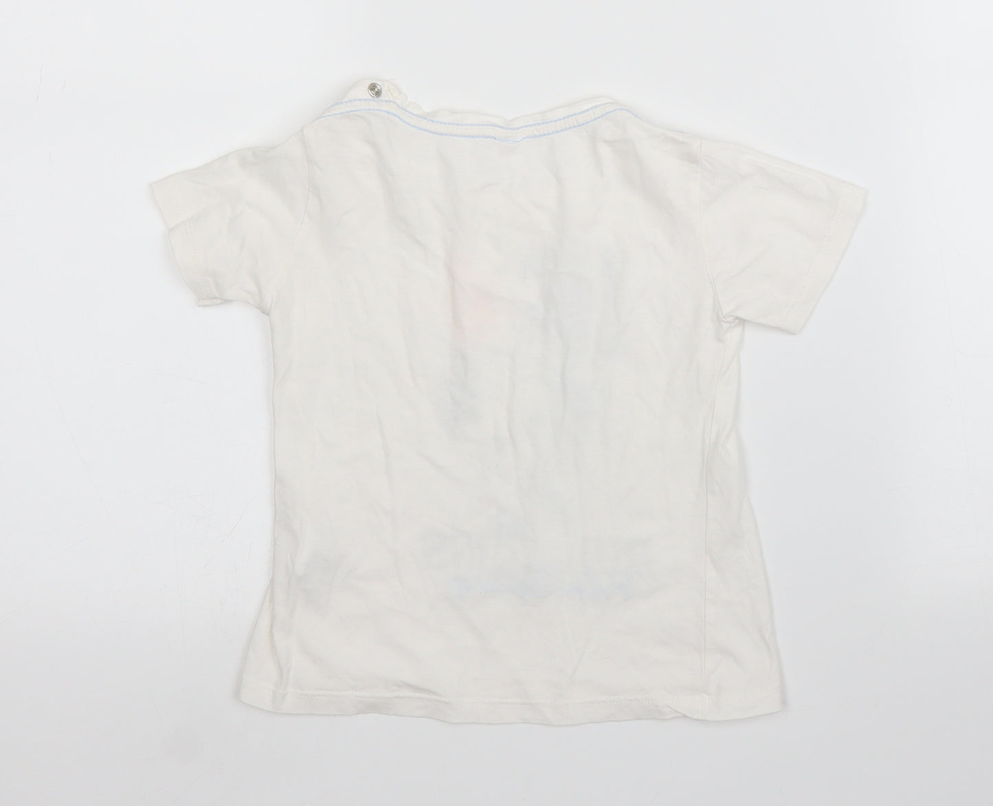 Zara Baby White   Basic T-Shirt Size 18-24 Months