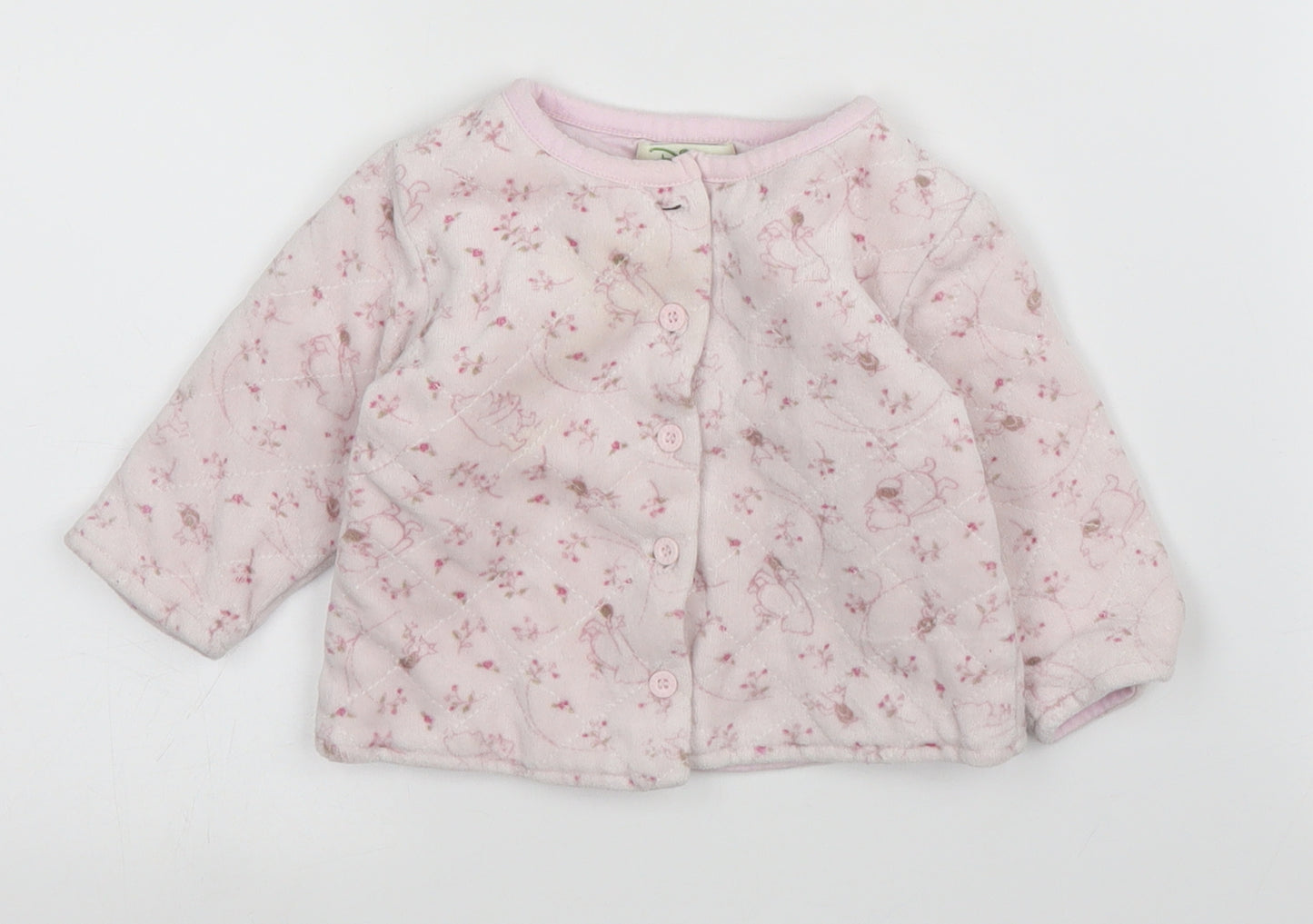Disney Girls Pink   Cardigan Jumper Size 0-3 Months  - Winnie the Pooh