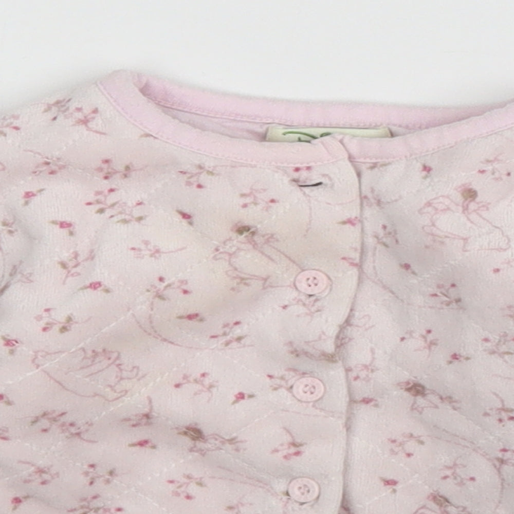 Disney Girls Pink   Cardigan Jumper Size 0-3 Months  - Winnie the Pooh