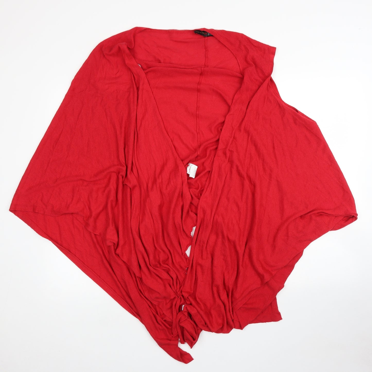 Novinza Womens Red   Cardigan Jumper Size M
