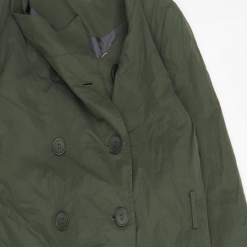Toast Womens Green   Pea Coat Coat Size 10