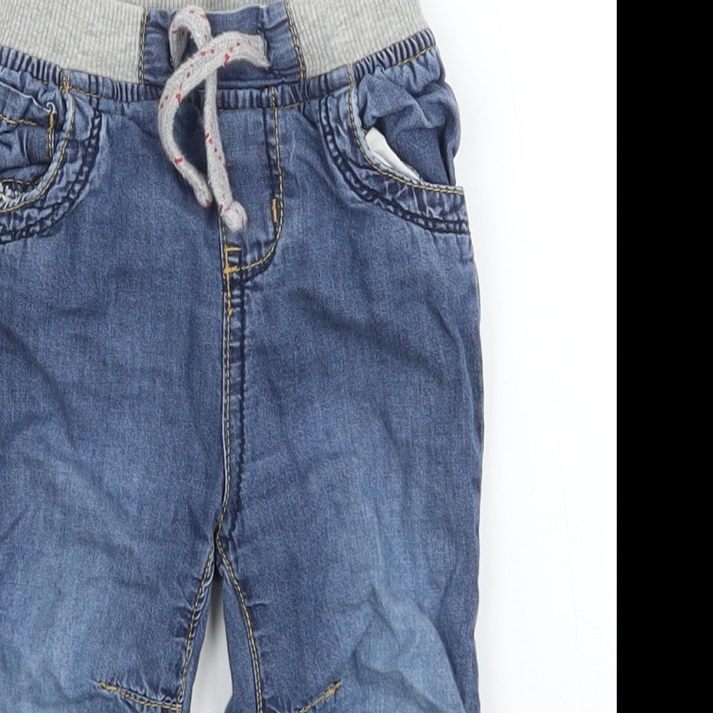 Early Days Boys Blue  Denim Capri Jeans Size 6-9 Months