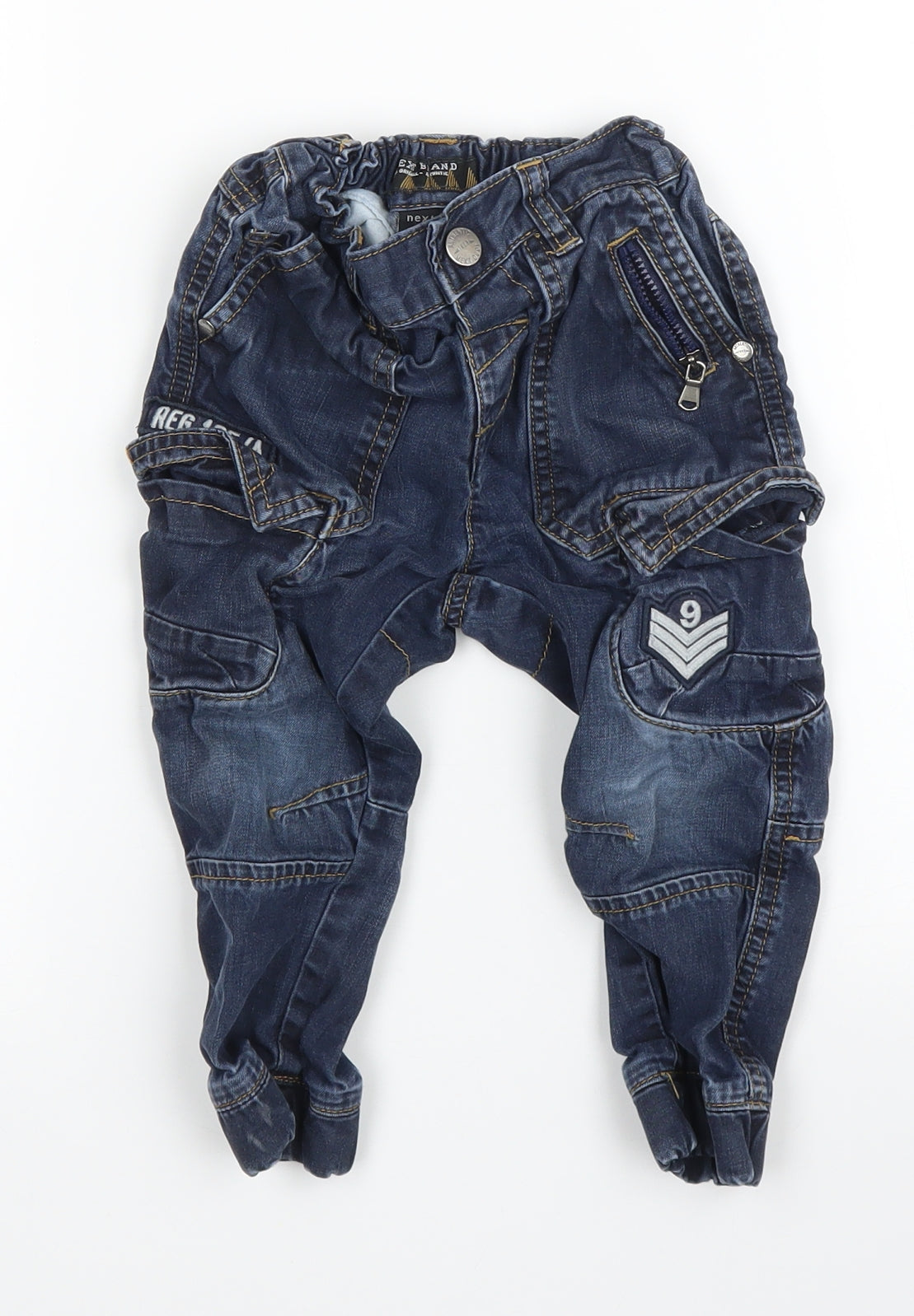 NEXT Boys Blue  Denim Tapered Jeans Size 2-3 Years