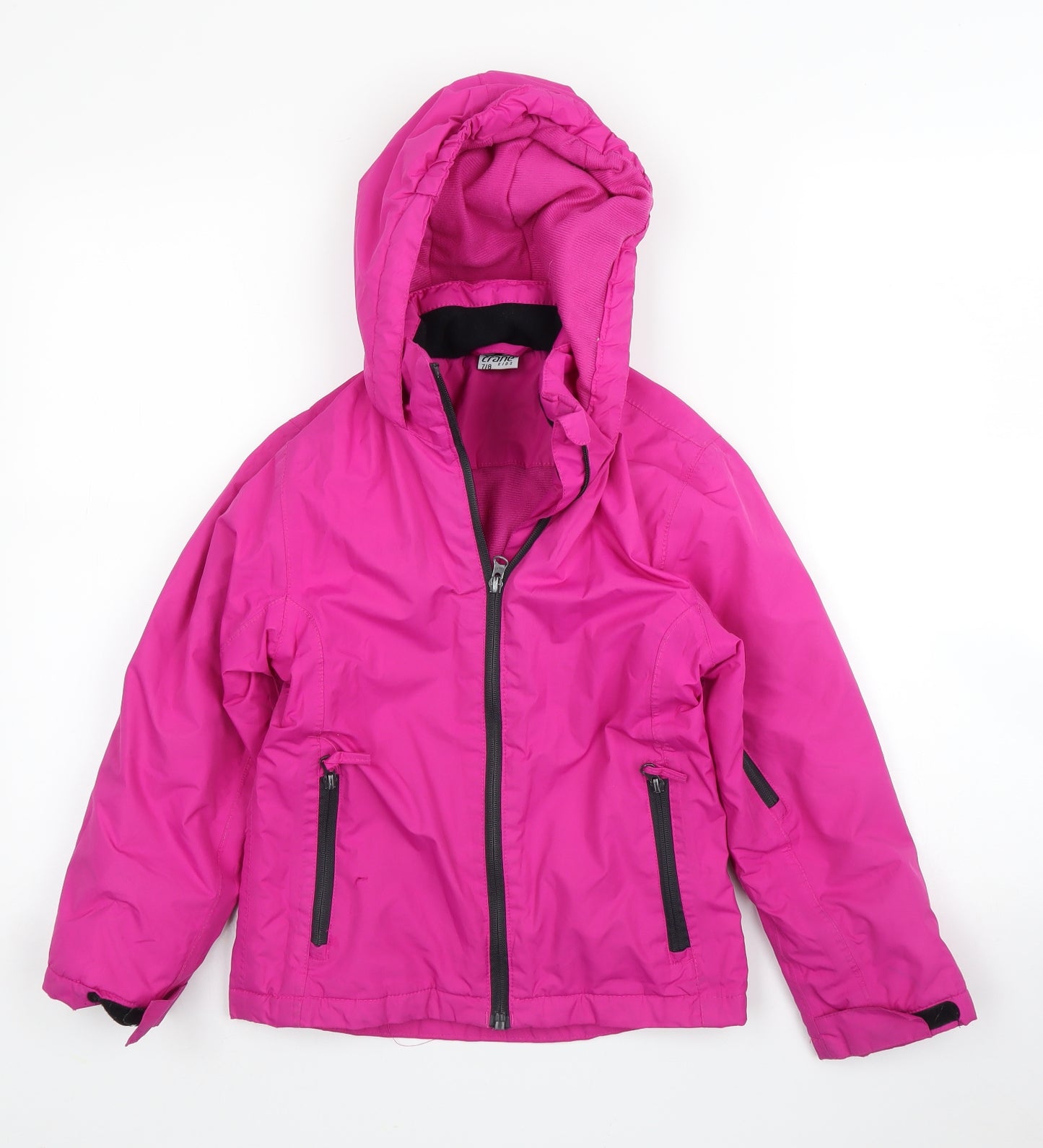 Crane Girls Purple   Parka Coat Size 7 Years