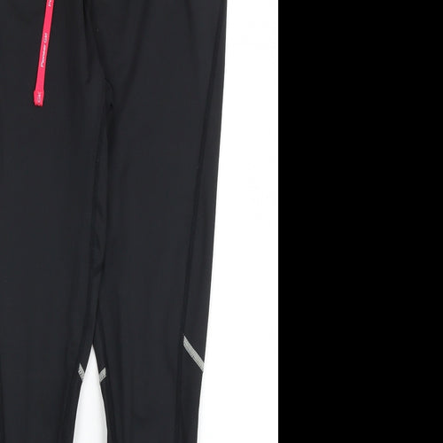 Pioneer Girl Womens Black   Compression Leggings Size S L24 in