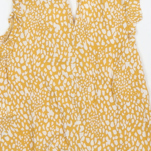 Primark Girls Yellow   Basic Blouse Size 3 Years