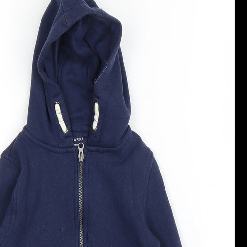 Primark Boys Blue   Full Zip Hoodie Size 3 Years