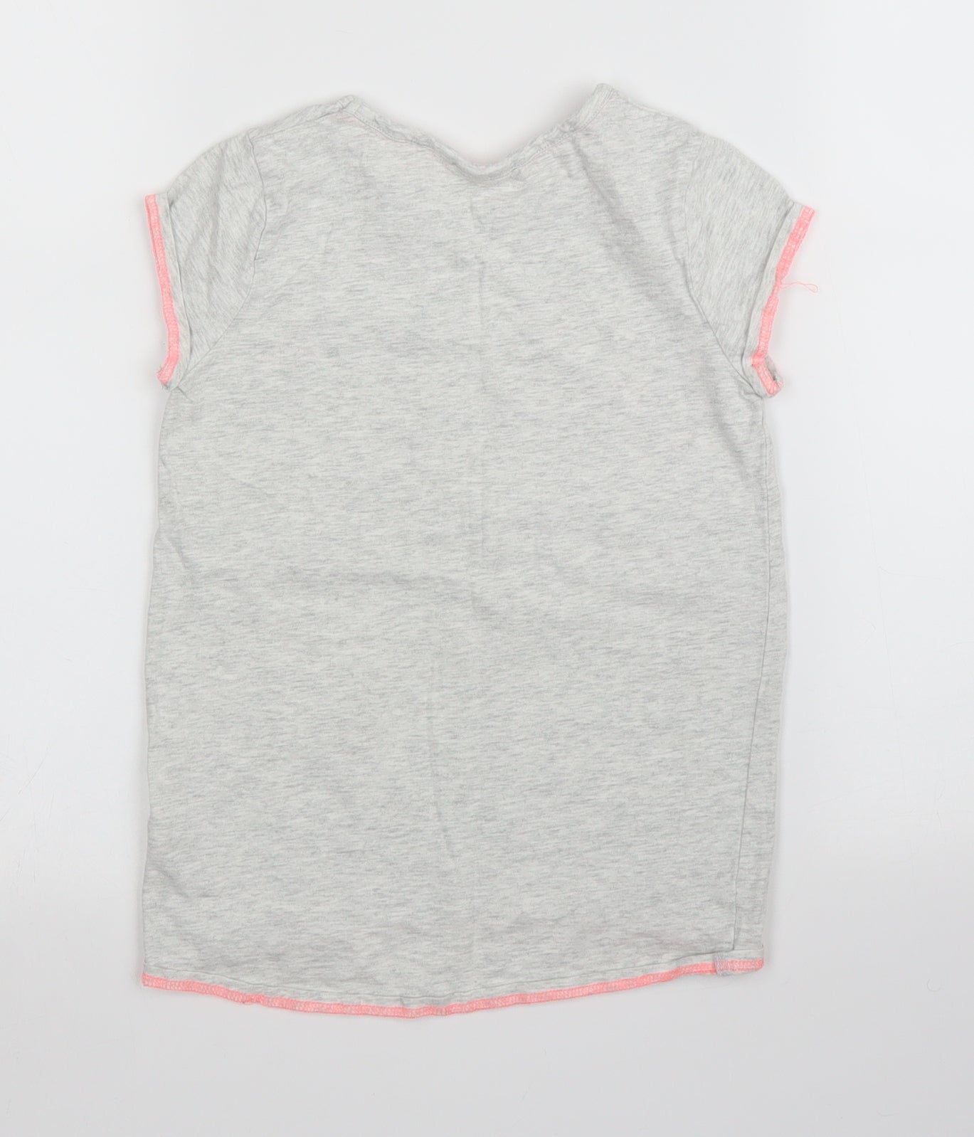 George Girls Grey   Basic T-Shirt Size 8 Years  - Disney, Minnie Mouse