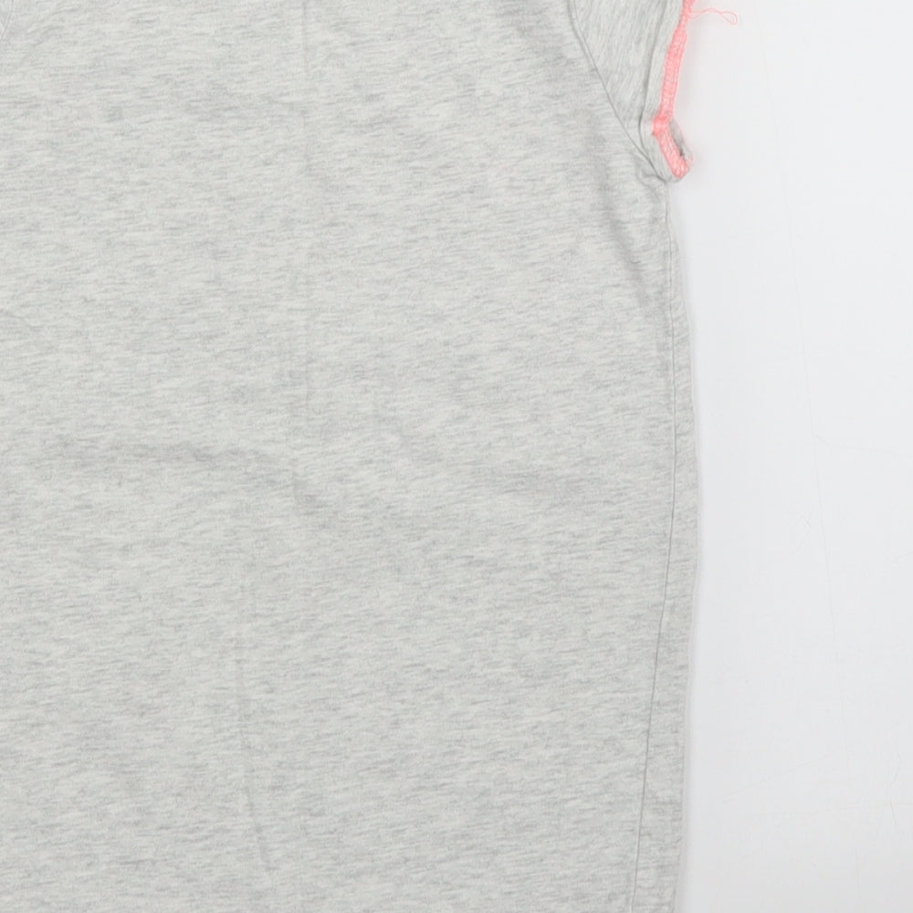 George Girls Grey   Basic T-Shirt Size 8 Years  - Disney, Minnie Mouse