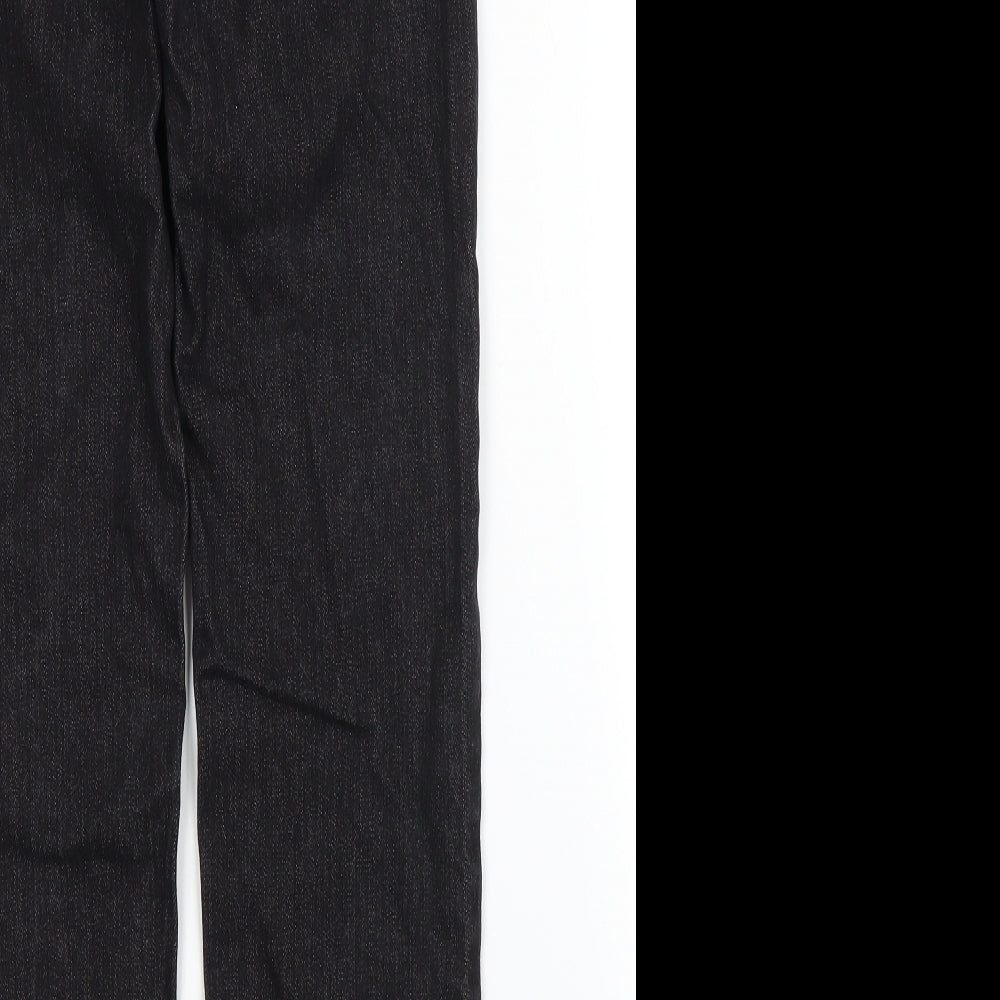 Nutmeg Boys Black  Denim Straight Jeans Size 8 Years