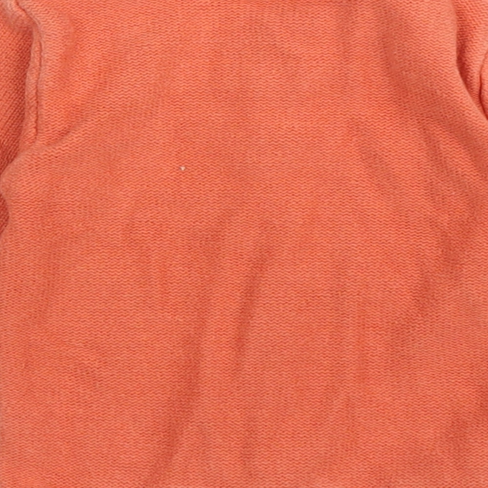 Nutmeg Girls Orange   Cardigan Jumper Size 6-9 Months