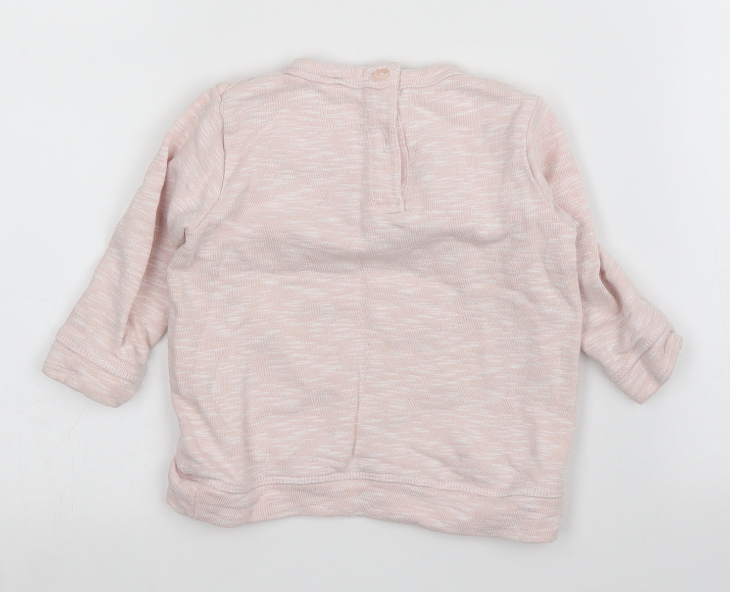 NEXT Girls Pink   Pullover Jumper Size 6-9 Months