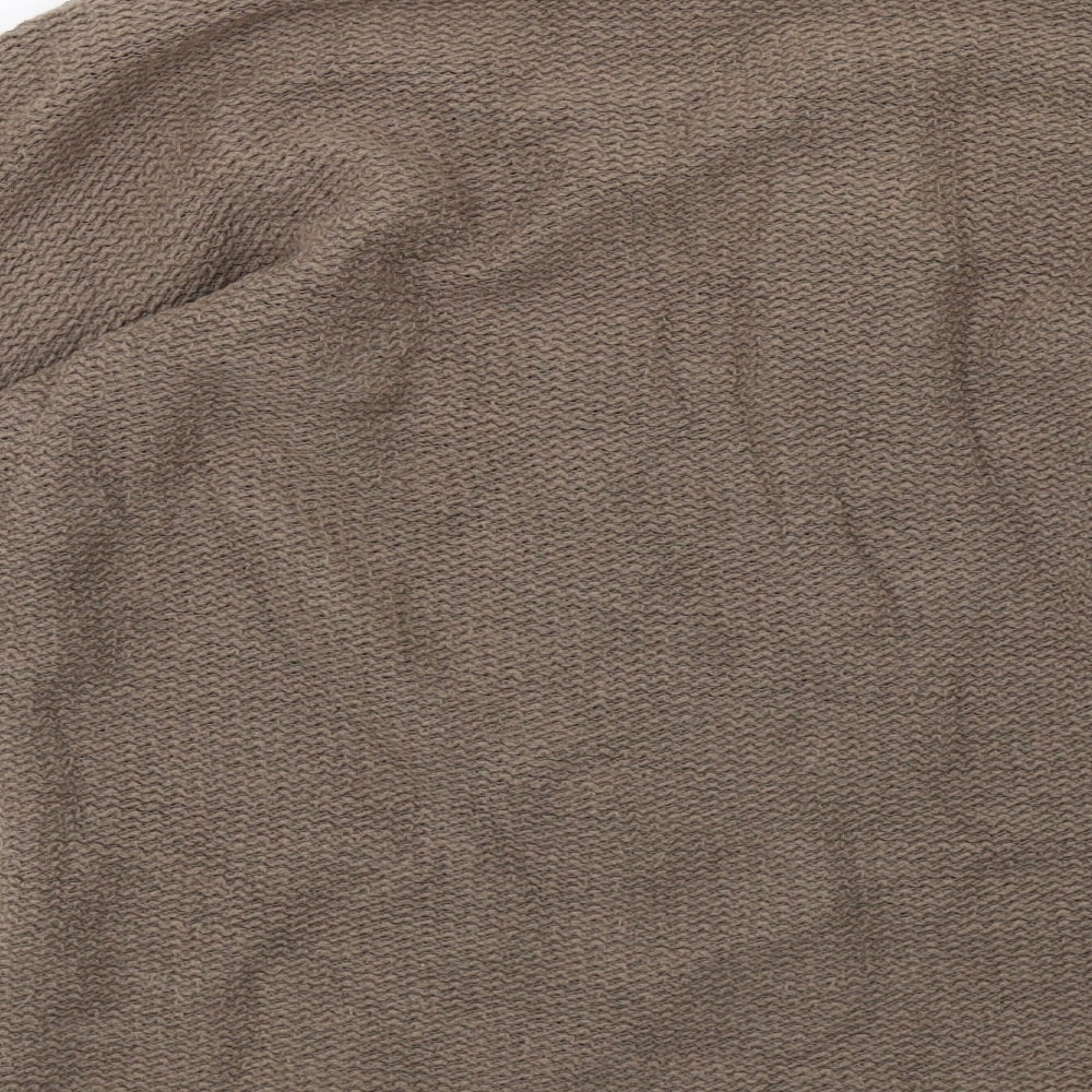 NEXT Womens Brown  Knit Pullover Sweatshirt Size 12