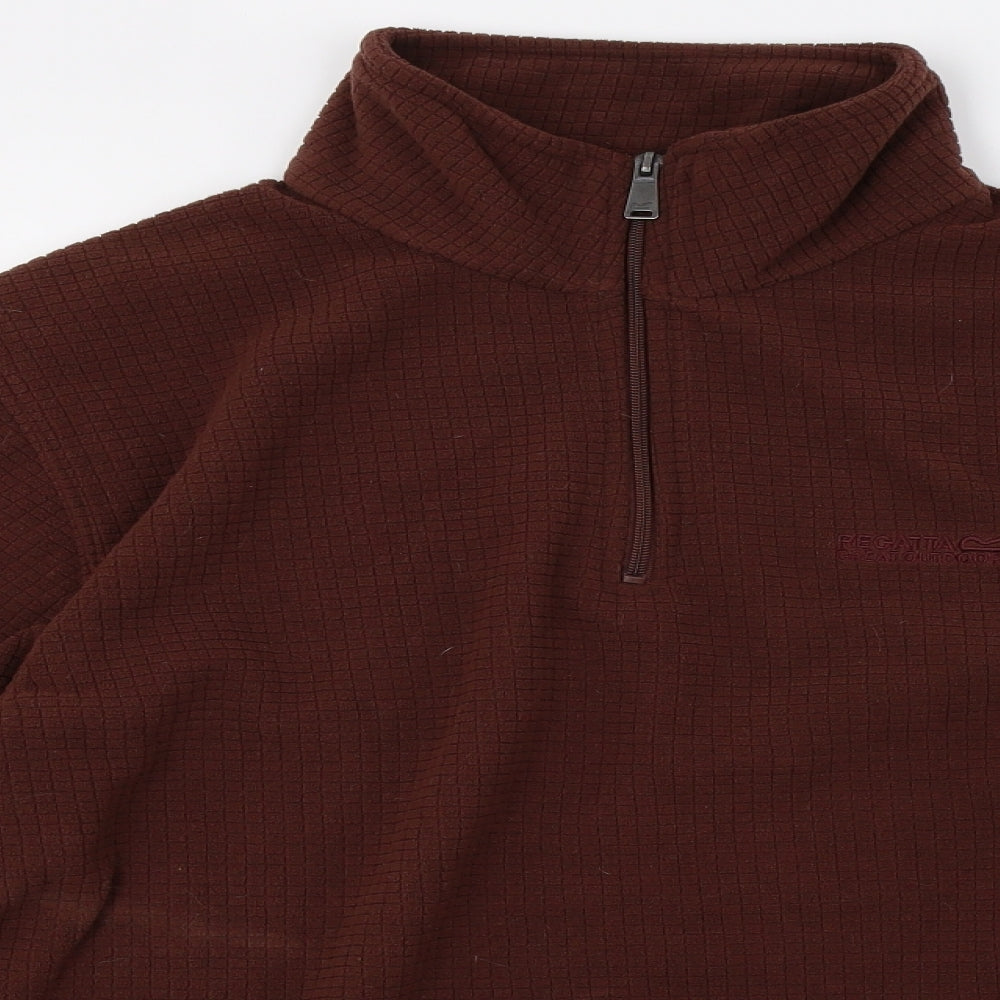 Regatta Mens Brown  Fleece Pullover Sweatshirt Size XL  - 42 chest