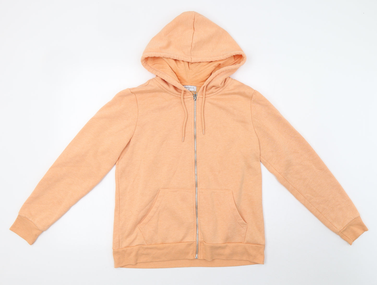 Matalan Womens Orange   Full Zip Hoodie Size M