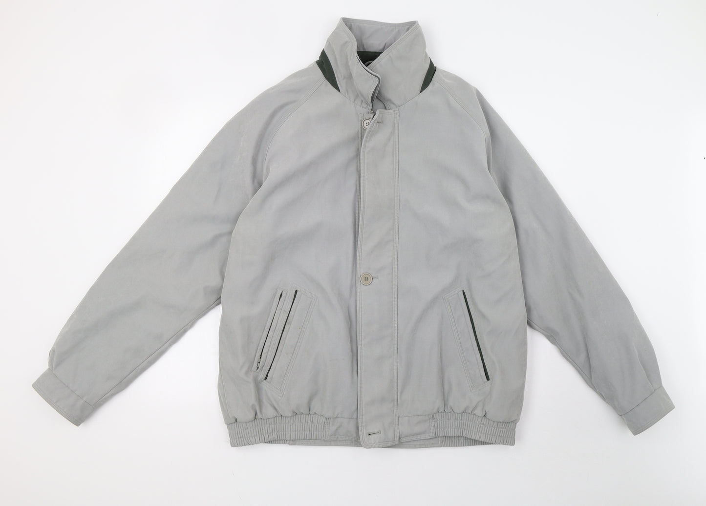 moorcroft Mens Grey   Bomber Jacket Coat Size L  - 44inch