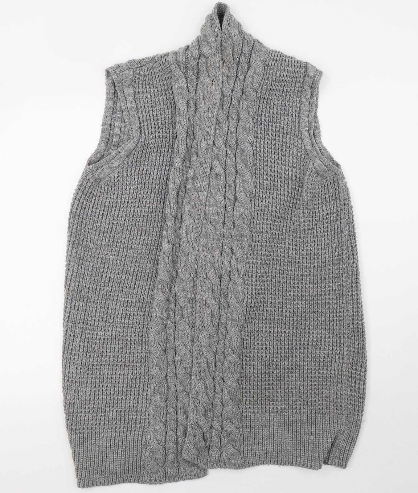 George Womens Grey  Knit Cardigan Jumper Size 16