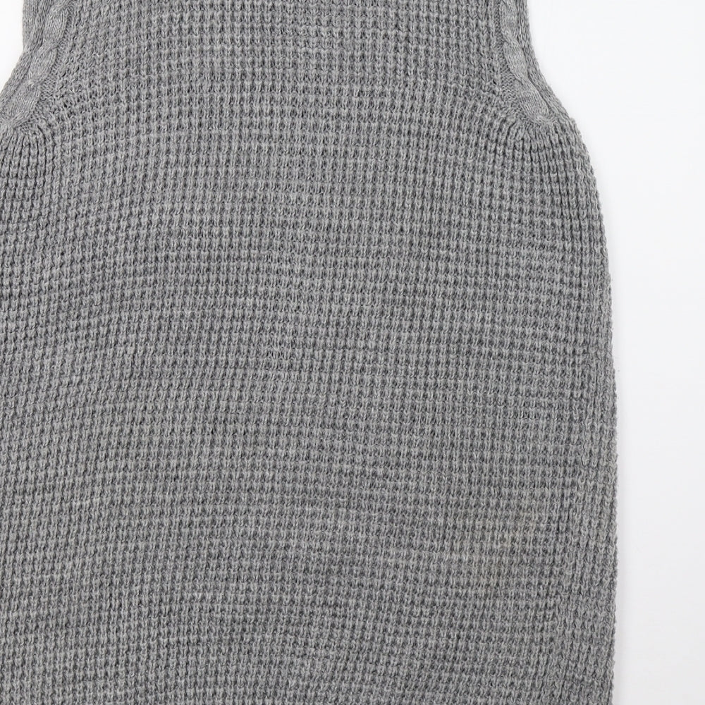 George Womens Grey  Knit Cardigan Jumper Size 16