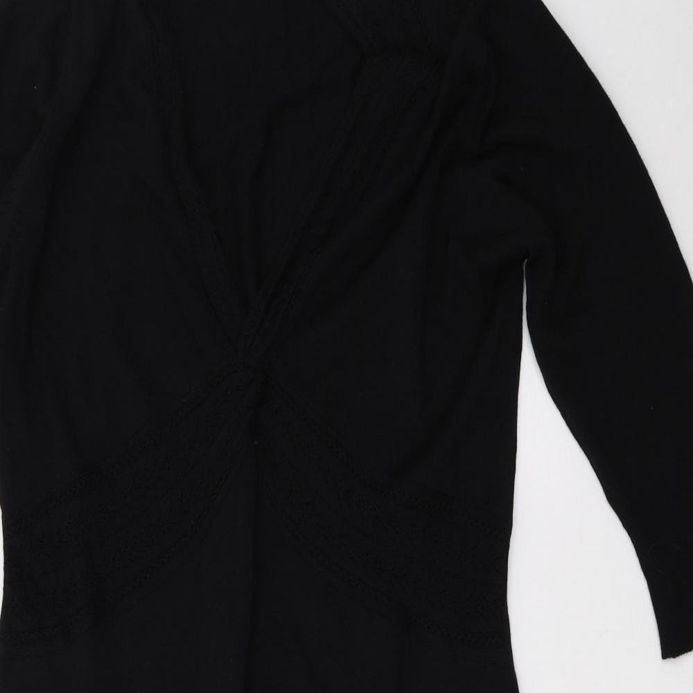 Marks and Spencer Womens Black   A-Line  Size 18  - 44inch