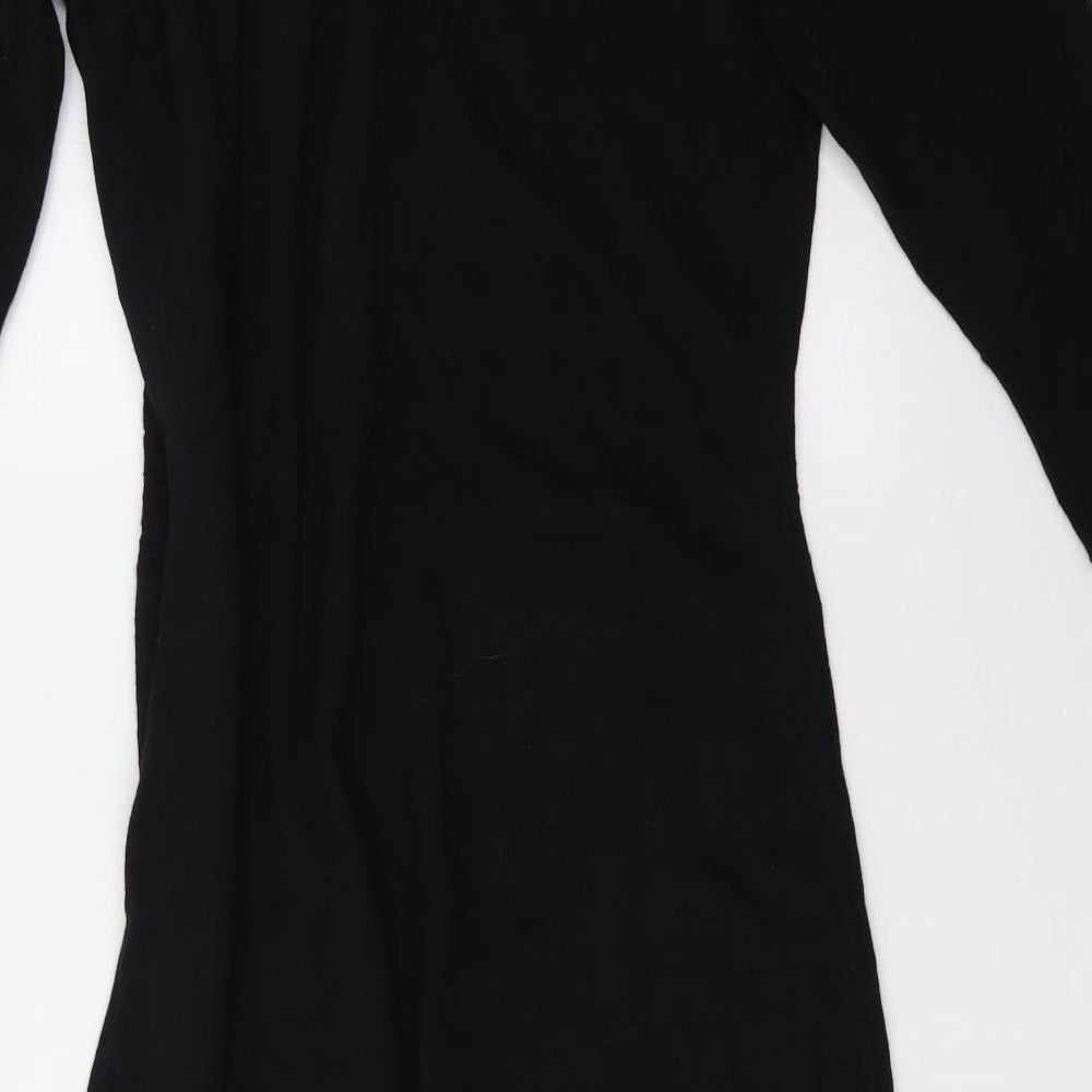 Marks and Spencer Womens Black   A-Line  Size 18  - 44inch