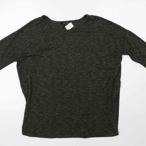 New Look Womens Green   Pullover Sweatshirt Size M  - 46inch