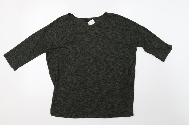 New Look Womens Green Pullover Sweatshirt Size M - 46inch