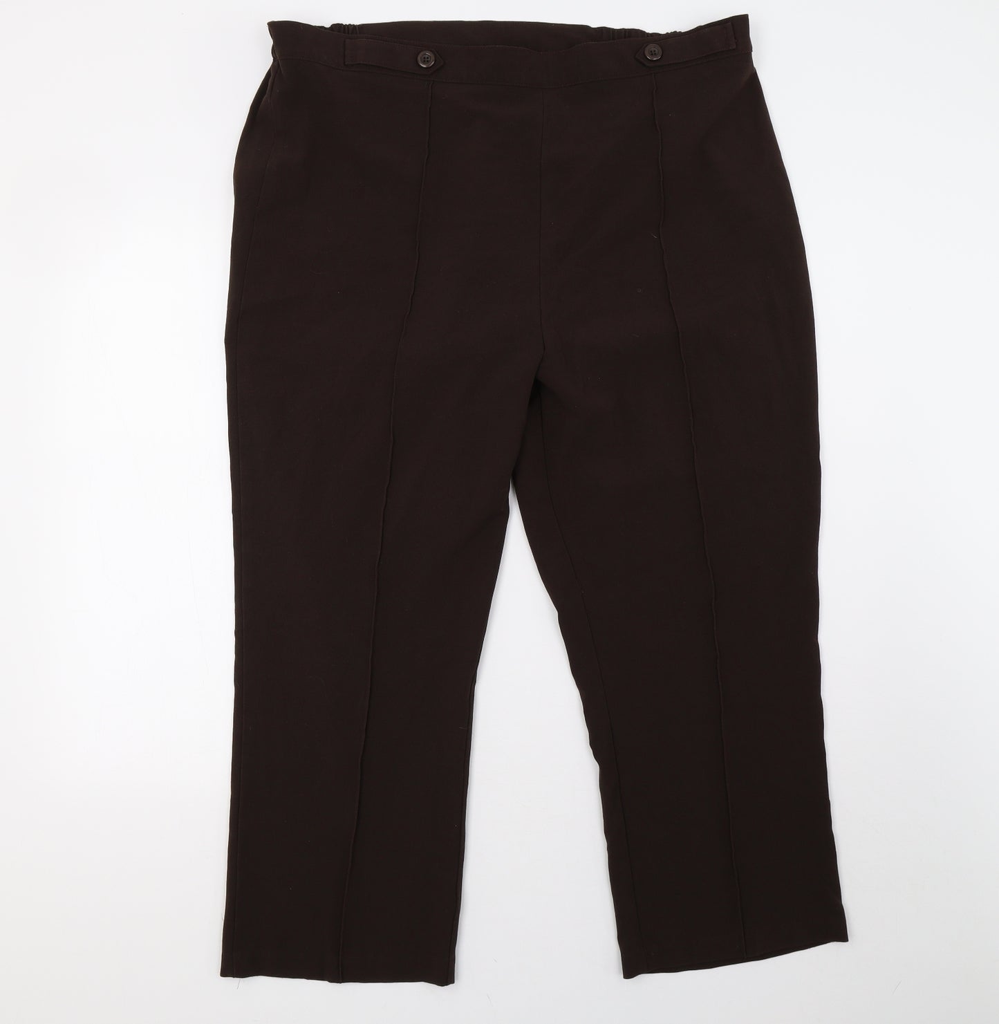 feliac Womens Brown   Trousers  Size 20 L28 in
