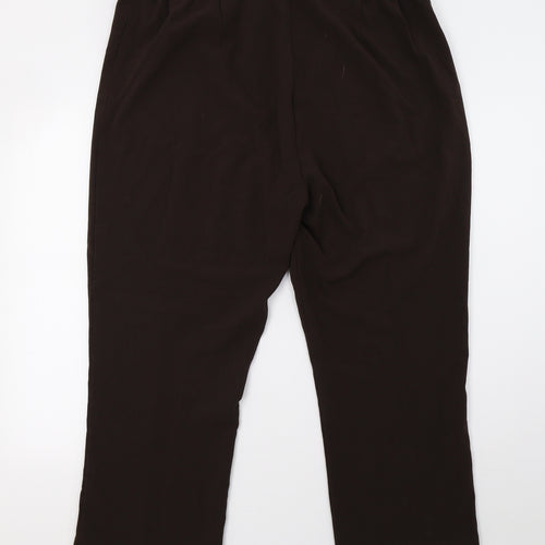 feliac Womens Brown   Trousers  Size 20 L28 in