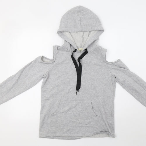 Matalan Womens Grey   Pullover Hoodie Size 10