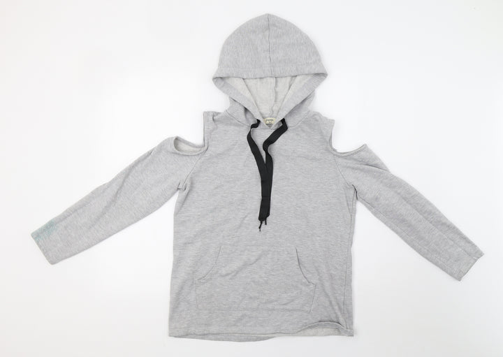 Matalan Womens Grey   Pullover Hoodie Size 10