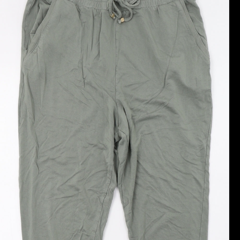 F&F Womens Green   Jogger Trousers Size 18 L28 in