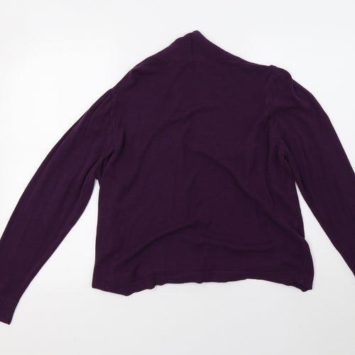 sainsburys Womens Purple   Cardigan Jumper Size 18