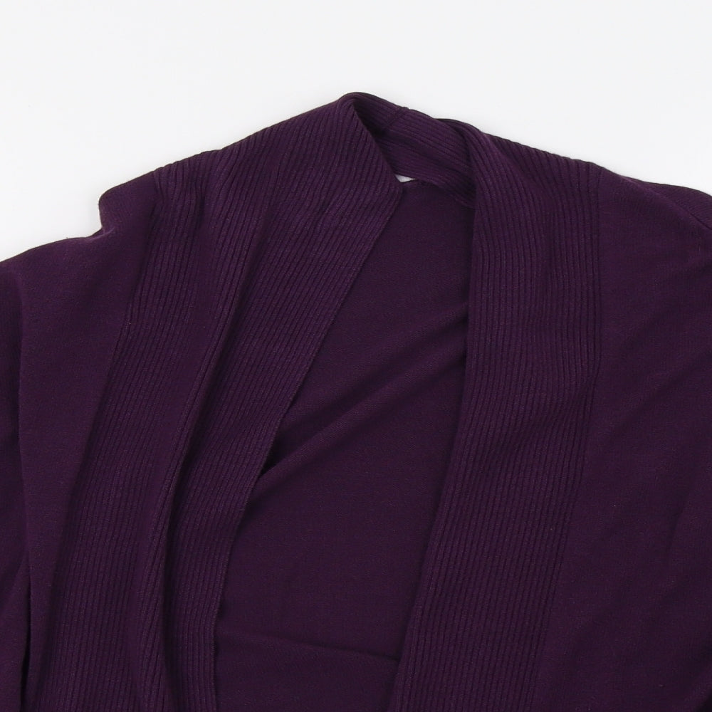 sainsburys Womens Purple   Cardigan Jumper Size 18